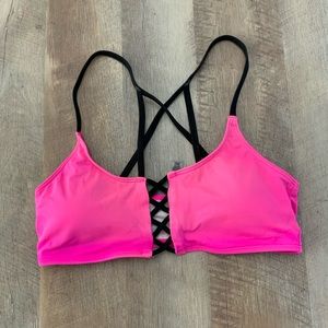 PINK Victoria’s Secret Hot Pink Bathing suit top